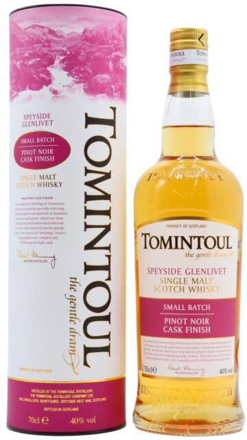 Tomintoul - Small Batch Pinot Noir Cask Finish Speyside Single Malt Scotch Whisky