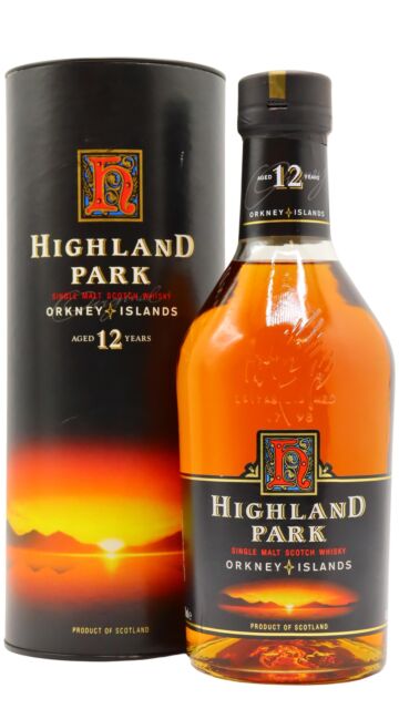 Highland Park - Single Malt Scotch 12 year old Whisky (1990's Bottling)