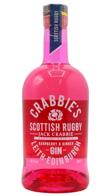 Crabbie - Scottish Rugby Raspberry & Ginger Pink Gin