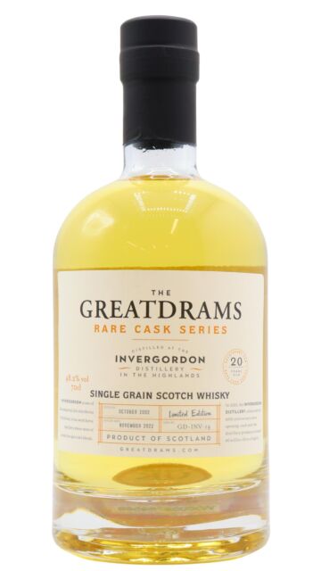 Invergordon - Great Drams Rare Cask Series 2002 20 year old Whisky