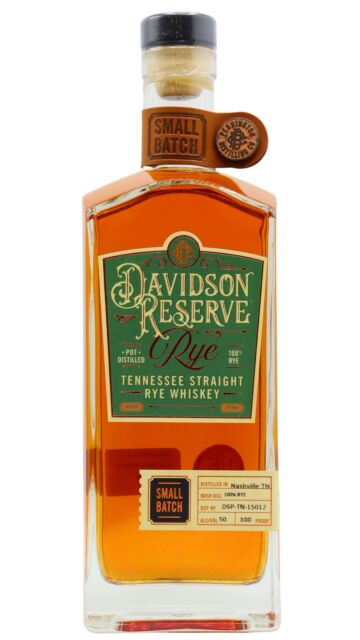 Davidson Reserve - Straight Rye Tennessee Whiskey