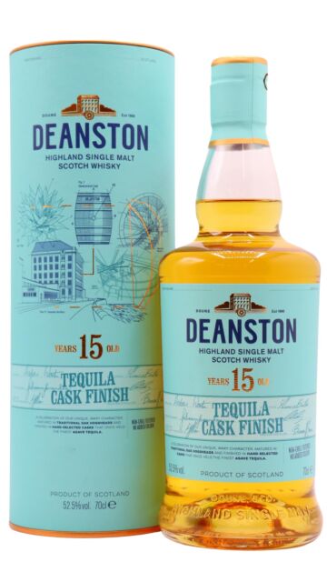 Deanston - Tequila Cask Finish Highland Single Malt Scotch 15 year old Whisky