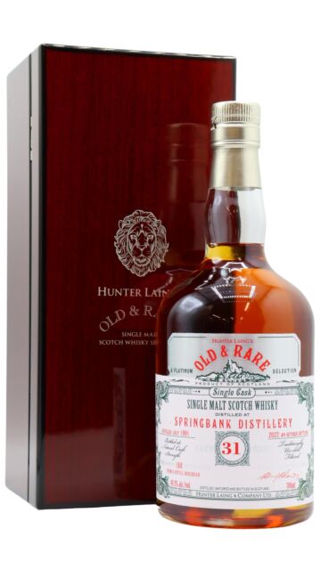 Springbank - Hunter Laing's Old & Rare Single Cask Single Malt Scotch 1991 31 year old Whisky