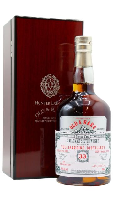 Tullibardine - Hunter Laing's Old & Rare Single Cask Single Malt Scotch 1989 33 year old Whisky