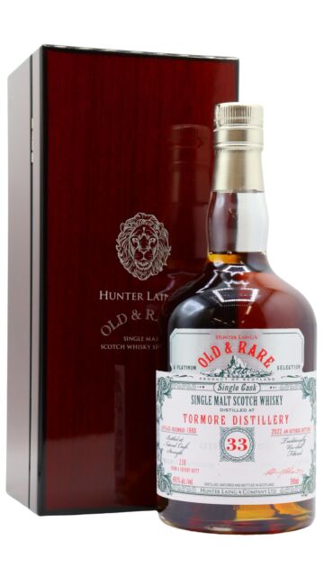 Tormore - Hunter Laing's Old & Rare Single Cask Single Malt Scotch 1988 33 year old Whisky