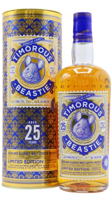 Timorous Beastie - Highland Blended Malt Scotch 25 year old Whisky