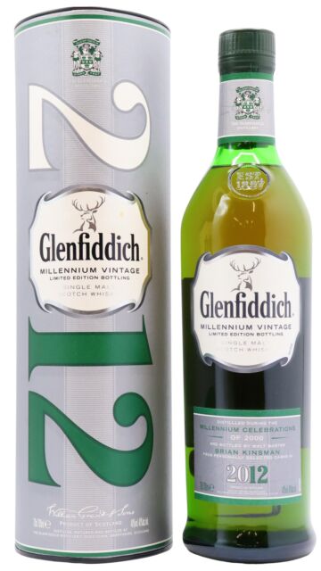 Glenfiddich - Millennium Vintage Single Malt Scotch 2000 12 year old Whisky
