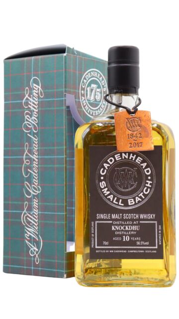Knockdhu - Cadenhead's Small Batch Single Malt Scotch 2006 10 year old Whisky