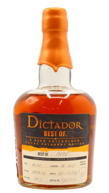 Dictador - Limited Release - Best Of 1978 Rum