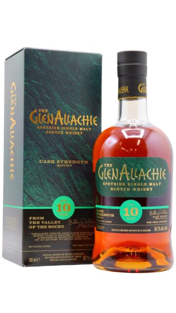 GlenAllachie - Cask Strength Batch #9 Single Malt Scotch 10 year old Whisky