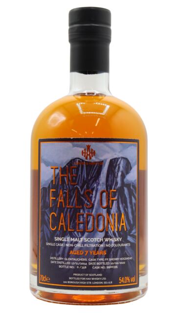 Glentauchers - Heroes & Heretics - Falls Of Caledonia - Single Sherry Cask 2014 7 year old Whisky