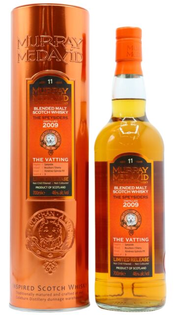 Murray McDavid - The Speysiders The Vatting Blended Scotch 2009 11 year old Whisky