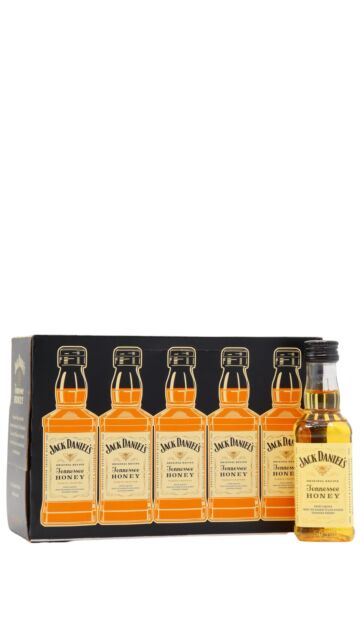 Jack Daniel's - Tennessee Honey Whiskey Liqueur Miniatures (10 x 5cl)
