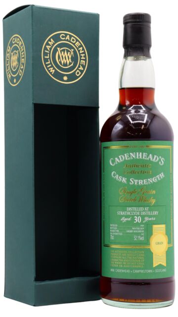 Strathclyde - Cadenhead's Authentic Collection Single Grain Scotch 1989 30 year old Whisky