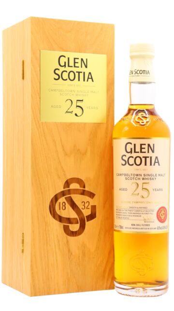 Glen Scotia - Campbeltown Single Malt Scotch 25 year old Whisky