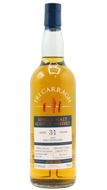 Jura - Tri Carragh Release No. 2 Single Cask Scotch 1992 31 year old Whisky