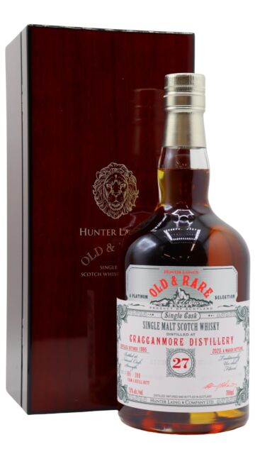 Cragganmore - Hunter Laing's Old & Rare Single Cask Single Malt Scotch 1995 27 year old Whisky