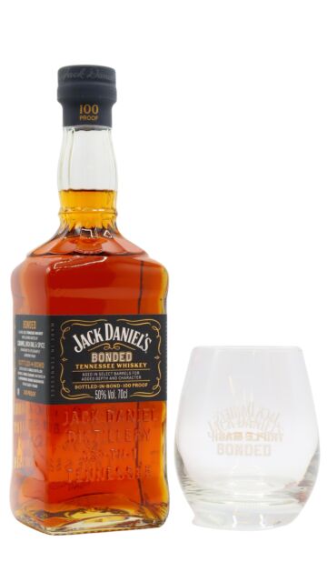 Jack Daniel's - Bonded Tennessee Whiskey (Includes Branded Glass)