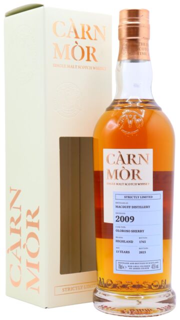 Macduff - Carn Mor Strictly Limited Oloroso Sherry Cask Finish Single Malt Scotch 2009 13 year old Whisky
