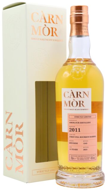 Aberlour - Carn Mor Strictly Limited First Fill Bourbon Cask Finish Single Malt Scotch 2011 11 year old Whisky