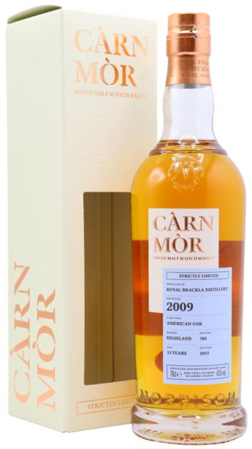 Royal Brackla - Carn Mor Strictly Limited American Oak Cask Finish Single Malt Scotch 2009 13 year old Whisky