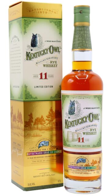 Kentucky Owl - Mardi Gras XO Cask Limited Edition Kentucky Straight Rye 11 year old Whiskey