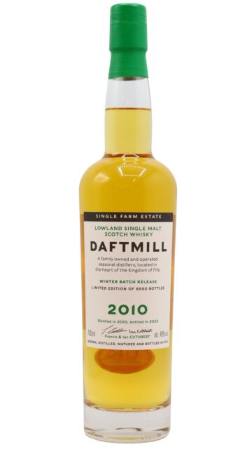 Daftmill - Winter Batch 2023 Release Single Malt Scotch 2010 12 year old Whisky