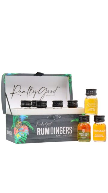 Cask Explorers - Rumdinger's Collection Chest Rum Tasting Set (8 x 3cl)