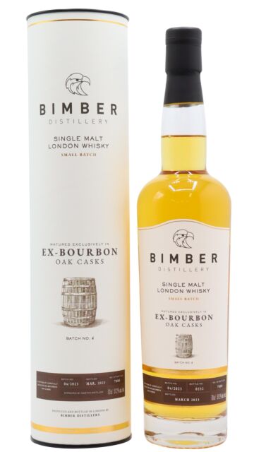 Bimber - Ex-Bourbon Cask Batch No. 4 English Single Malt Whisky