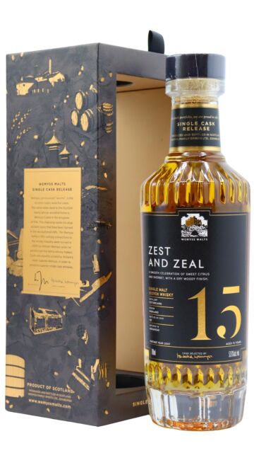 Fettercairn - Wemyss Malts - Zest And Zeal Single Cask 2007 15 year old Whisky