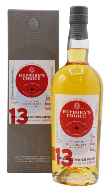Miltonduff - Hepburns Choice - Single Malt Scotch 2009 13 year old Whisky