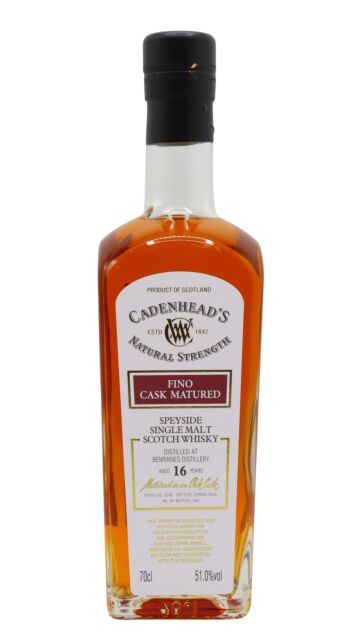 Benrinnes - Cadenheads Authentic Collection - Fino Cask Matured 2006 16 year old Whisky