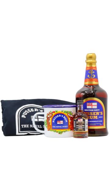 Pusser's - Blue Label Rum (Includes T-Shirt, Metal Mug & Miniature)