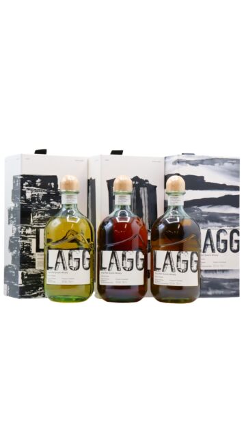 Lagg - Inaugural Release Batch 1, 2 & 3 Single Malt Scotch Whisky Bundle