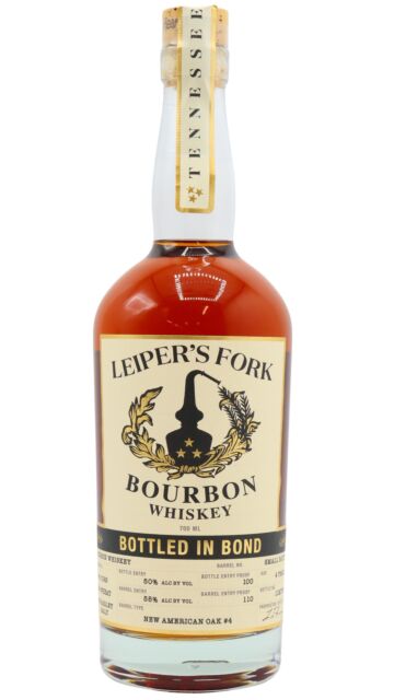Leiper’s Fork - Bottled In Bond Bourbon 4 year old Whiskey