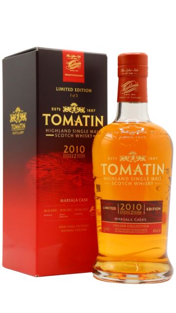 Tomatin - The Italian Collection - Marsala Cask Highland Single Malt Scotch 12 year old Whisky