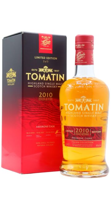 Tomatin - The Italian Collection -  Amarone Cask Highland Single Malt Scotch 12 year old Whisky