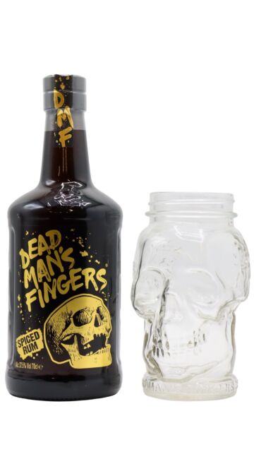 Dead Man's Fingers - Spiced Rum (Includes Skull Glass)