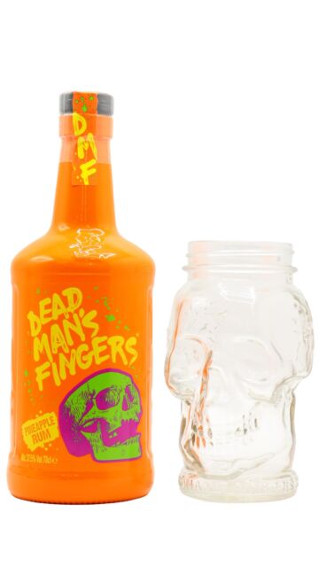 Dead Man's Fingers - Pineapple Rum (Includes Skull Glass)