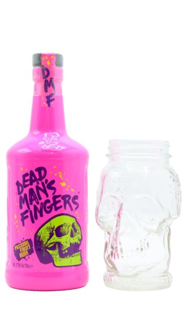Dead Man's Fingers - Passionfruit Rum (Includes Skull Glass)
