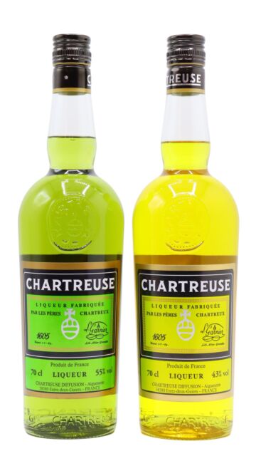 Chartreuse - Green & Yellow Herbal Liqueur Bundle