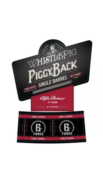WhistlePig - PiggyBack Legend Series - Alfa Romeo F1 Team Edition Whiskey