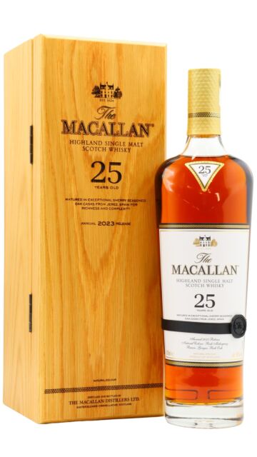 The Macallan - 2023 Release Sherry Oak Highland Single Malt Scotch 25 year old Whisky