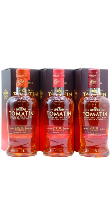 Tomatin - The Italian Collection Single Malt Scotch Whisky Bundle