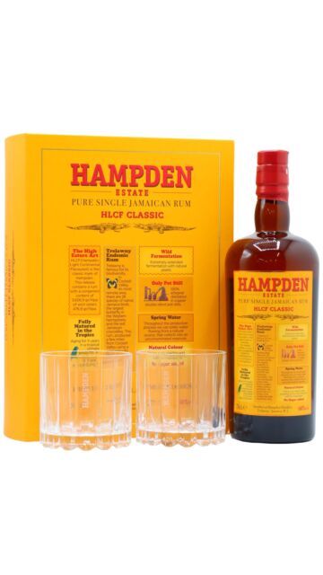 Hampden Estate - Overproof Rum Glass Pack