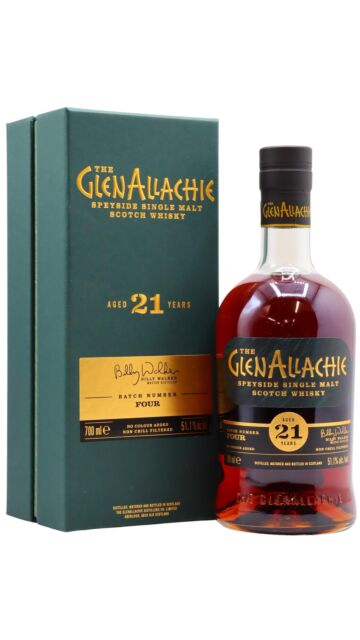 GlenAllachie - Cask Strength Batch #4 Single Malt Scotch 21 year old Whisky