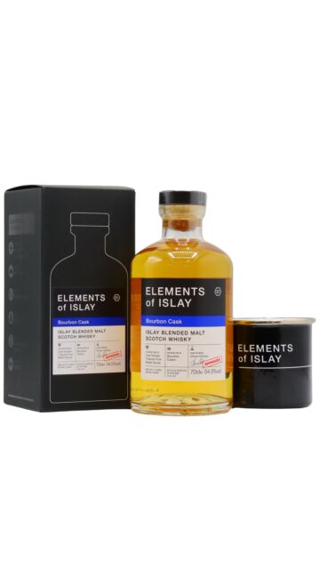 Elements Of Islay - Bourbon Cask Islay Blended Malt Scotch Whisky (Includes Metal Mug)