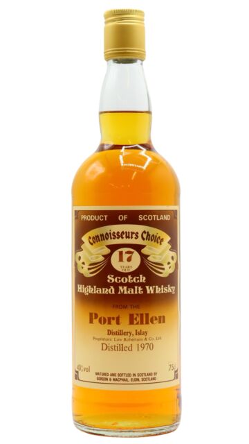 Port Ellen (silent) - Connoisseurs Choice Single Malt Scotch 1970 17 year old Whisky