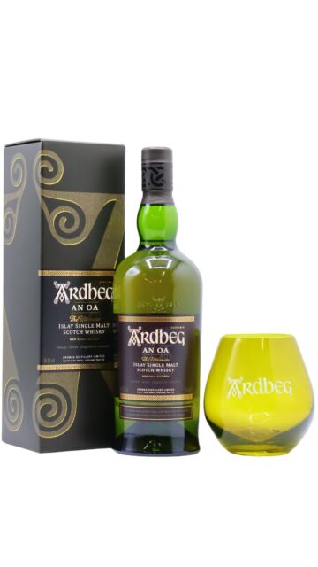 Ardbeg - AN OA Islay Single Malt Scotch Whisky (Includes Branded Glass)