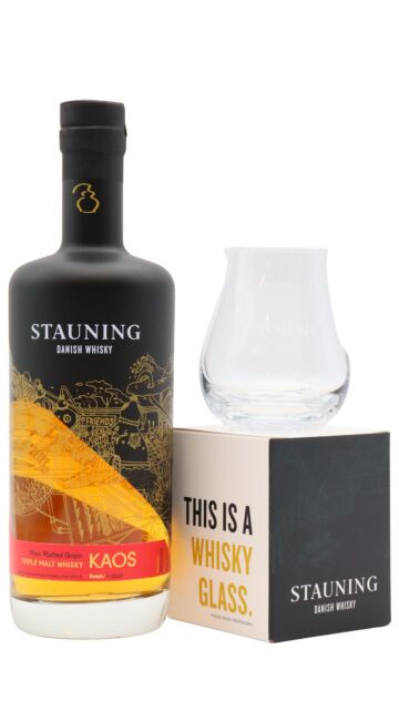 Stauning - Kaos Triple Malt Danish Whisky (Includes Branded Glass)